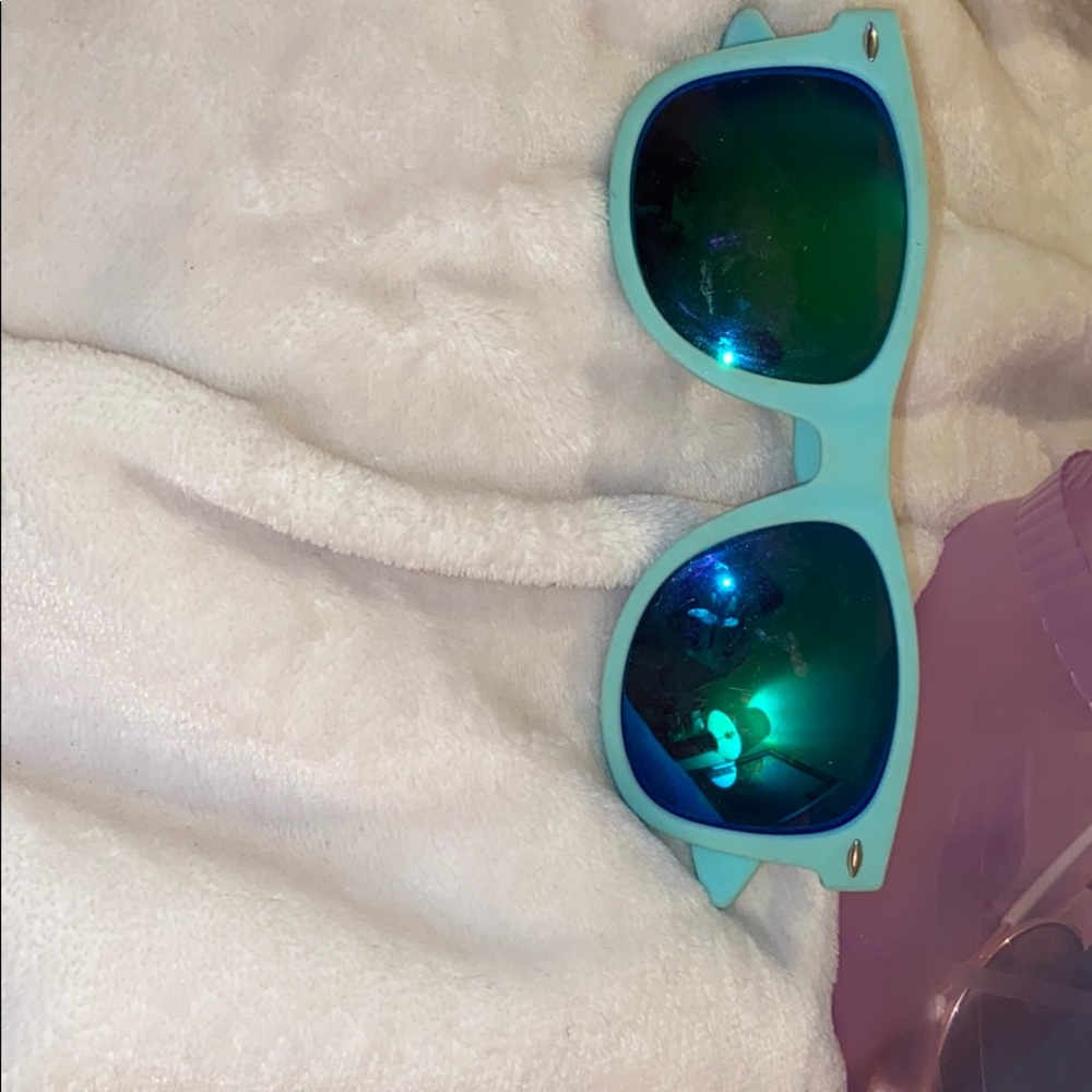 Blue sunglasses